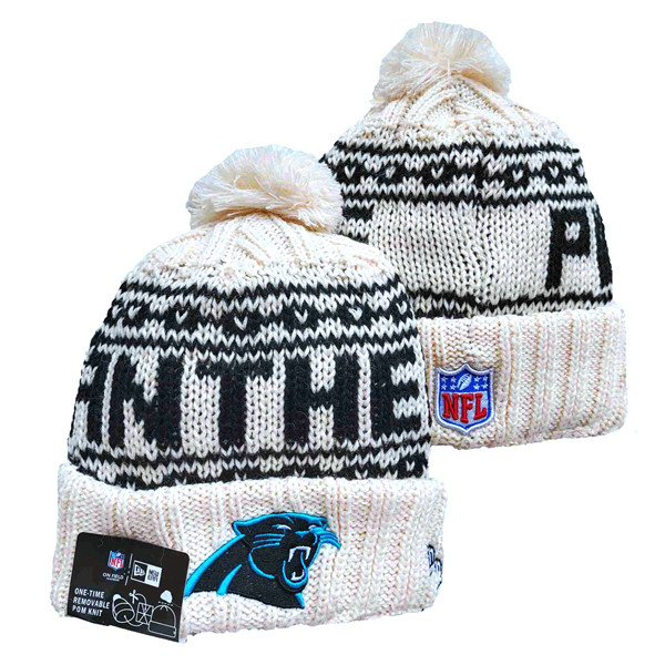 Carolina Panthers knit Hats 026